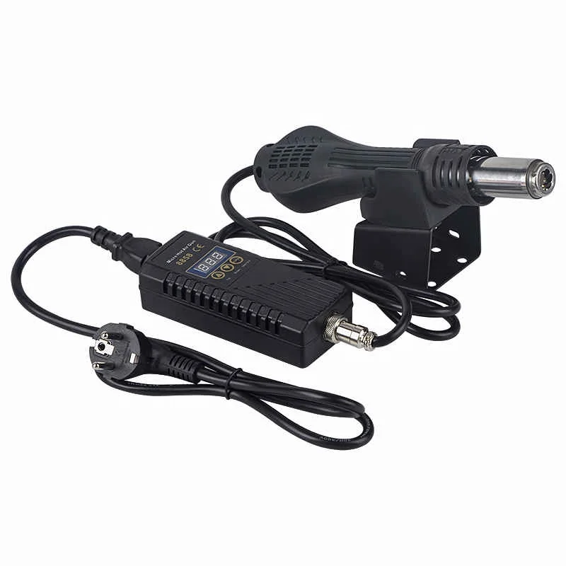 Hot Air Gun 8858 Portable BGA Rework Solder Station Hot Air Blower 220V Hand-held Heat Gun with Welding Soldering Repair Tools view 6