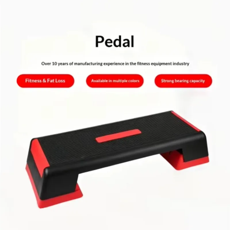 Fitness Pedal for Home Use Aerobic Exercise Equipment T-Shaped with Three Adjustable Settings