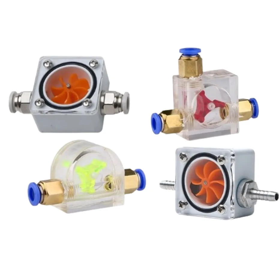 Carving machine water-cooled spindle motor water flow indicator water pump rotor observer speedometer accessories