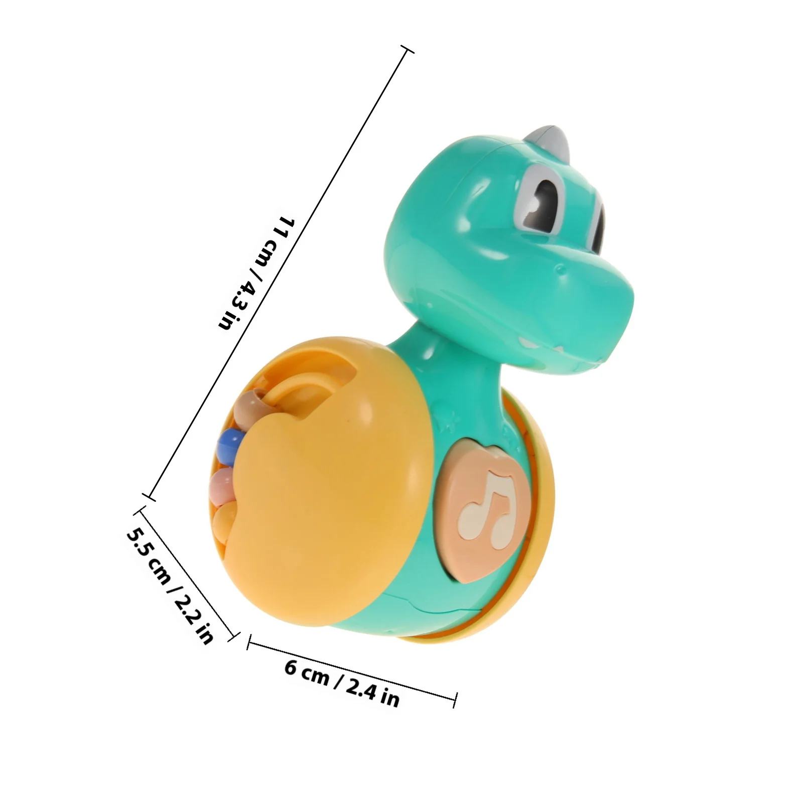 Dinosaur Tumbler Practical Creative Cartoon Tumbler Dinosaur Comfortable Grip Smooth Surface Baby Intellectual Development