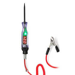 6 V 12 V 24 V Portable Car Automotive Electric Digital Display Circuit Tester Car Truck Circuit Probe Test Pen Automotive Test L