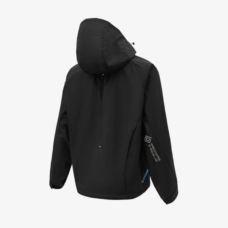 Adidas genuine color blocked zipper hooded long sleeved jacket men's jacket jacket KR0413