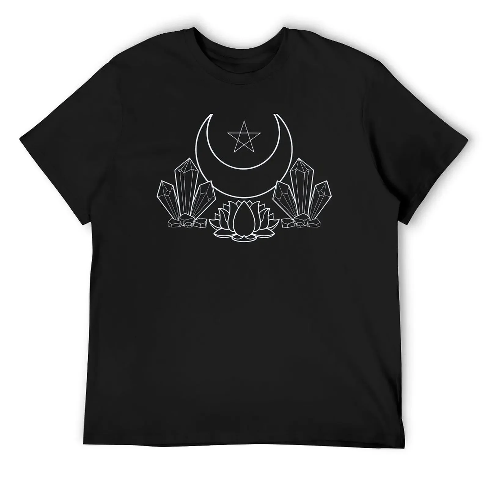 Moon Lotus T-Shirt quick-drying vintage t shirts t shirt men