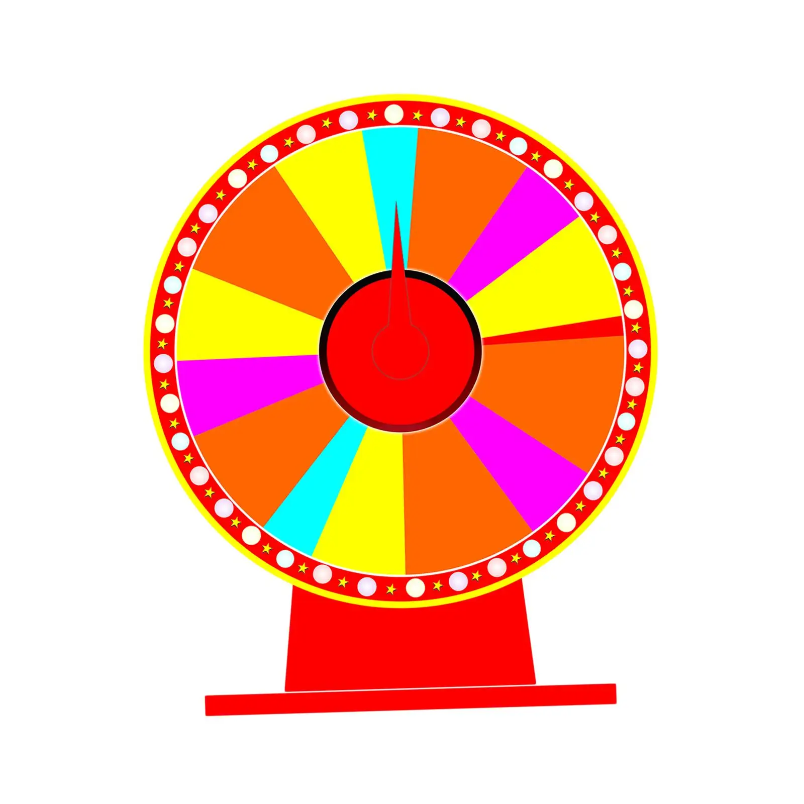 Tabletop Prize Turntable Casino Prize Wheels for Pub Carnival Fortune Game