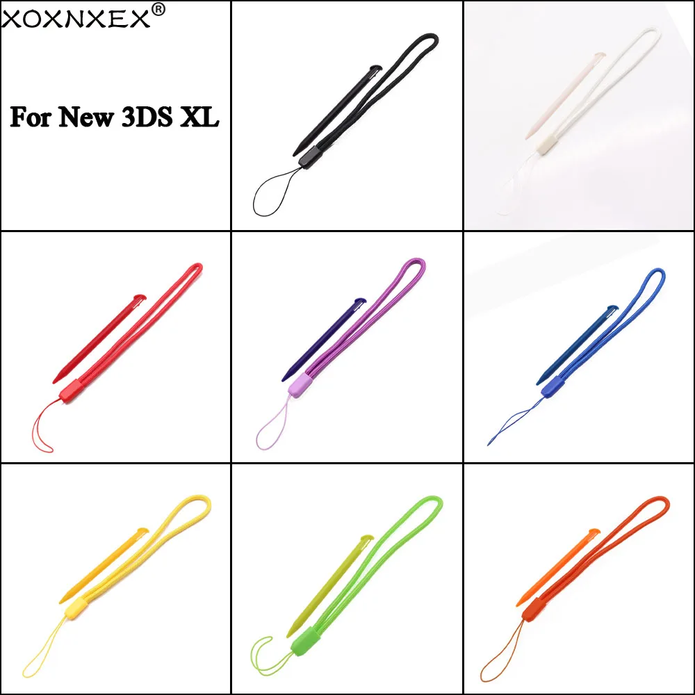 1Set Für Neue 3DS XL LL Stylus Kunststoff Touch Pen Kompakte Stylus + Hand Strap Für NEUE 3DS LL/XL