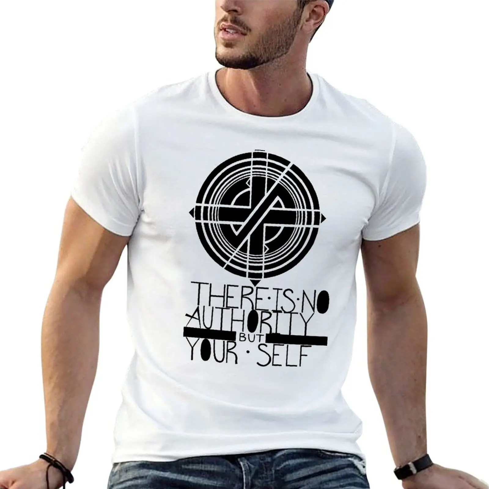 Crass - There is no authority but your self T-Shirt customs design your own graphic shirts mens graphic t-shirts pack