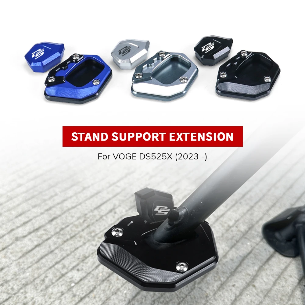 For Voge DSX525 DS525X DS 525 X 2023- Motorcycle Accessories Kickstand Side Stand Support Extension Foot Pad Base