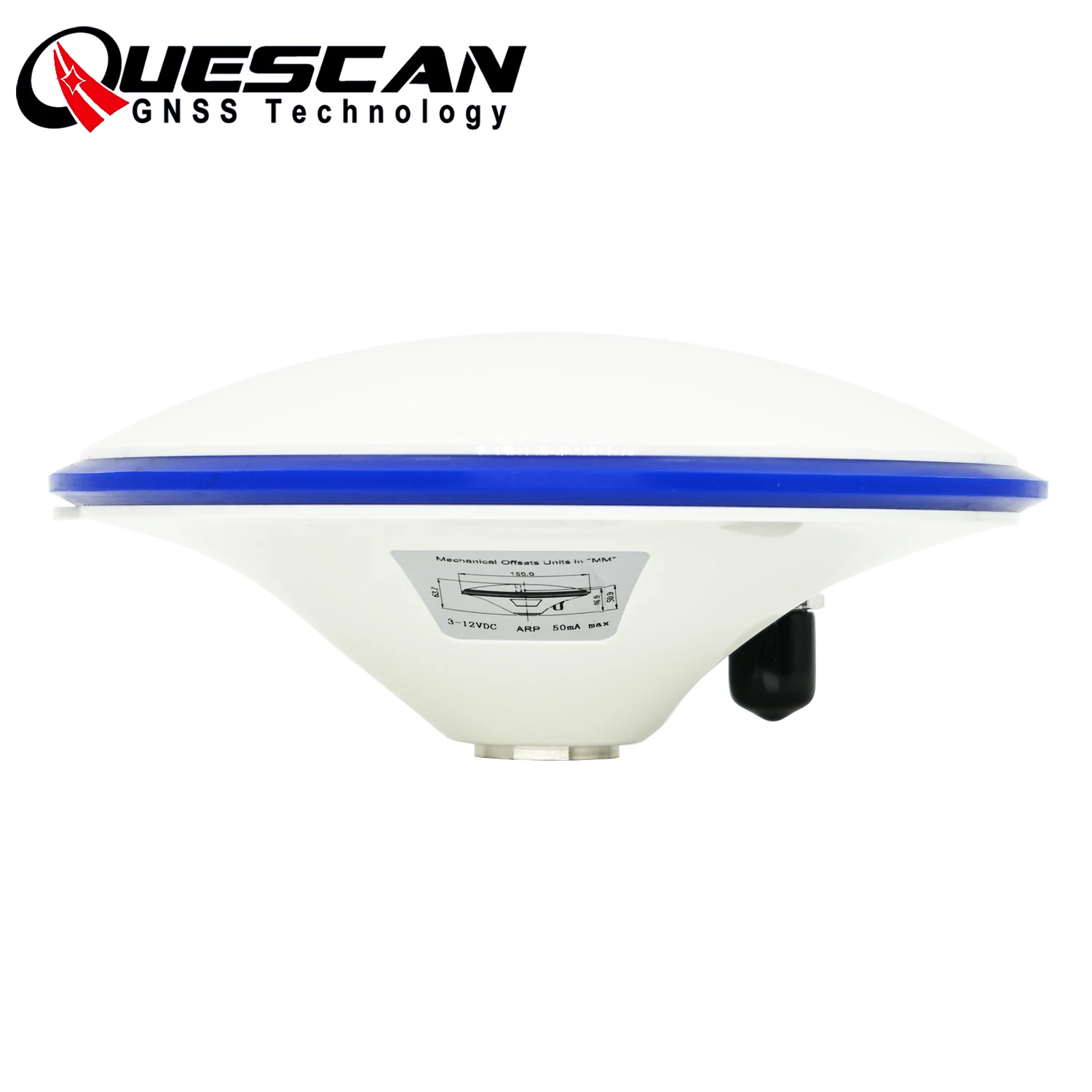 

QUESCAN GO100 Multi-band L1 L2 RTK GPS GNSS Antenna for CORS Agricultural Autopilot Replace AG15 AG25 GPS Antenna