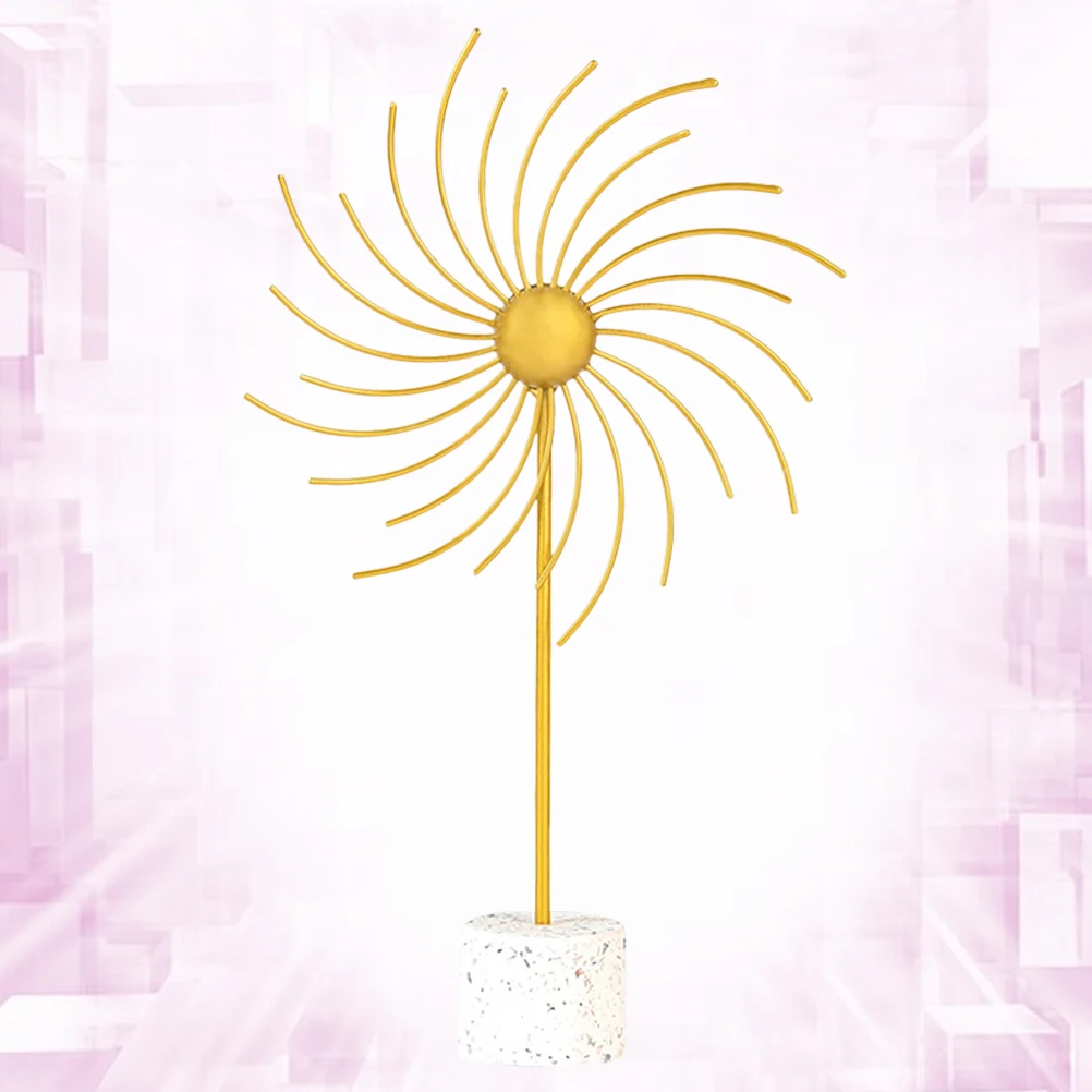 

Creative Ironwork Windmill Decoration Style Metal Ornament For Home Office Desktop Delicate Craft Unique Room Decor Gift