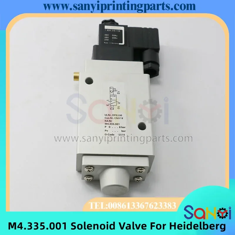 

Электромагнитный клапан M4.335.001 лучшего качества для печатной машины Heidelberg SM102 CD102 PM52 SM74
