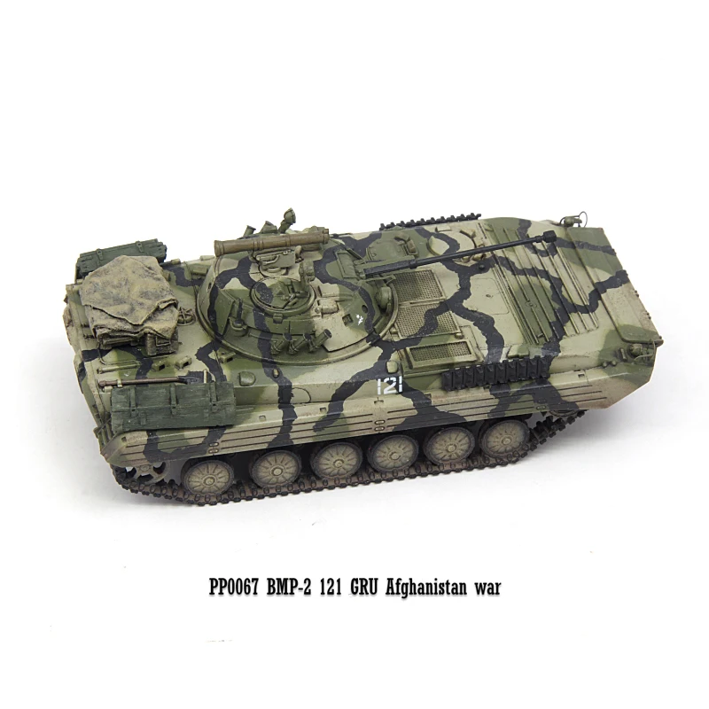 1:72 Scale Plastic PP0067 BMP-2 Infantry Tank Afghanistan War Model Militarized Combat Track Type Classic Collection Adult Gifts