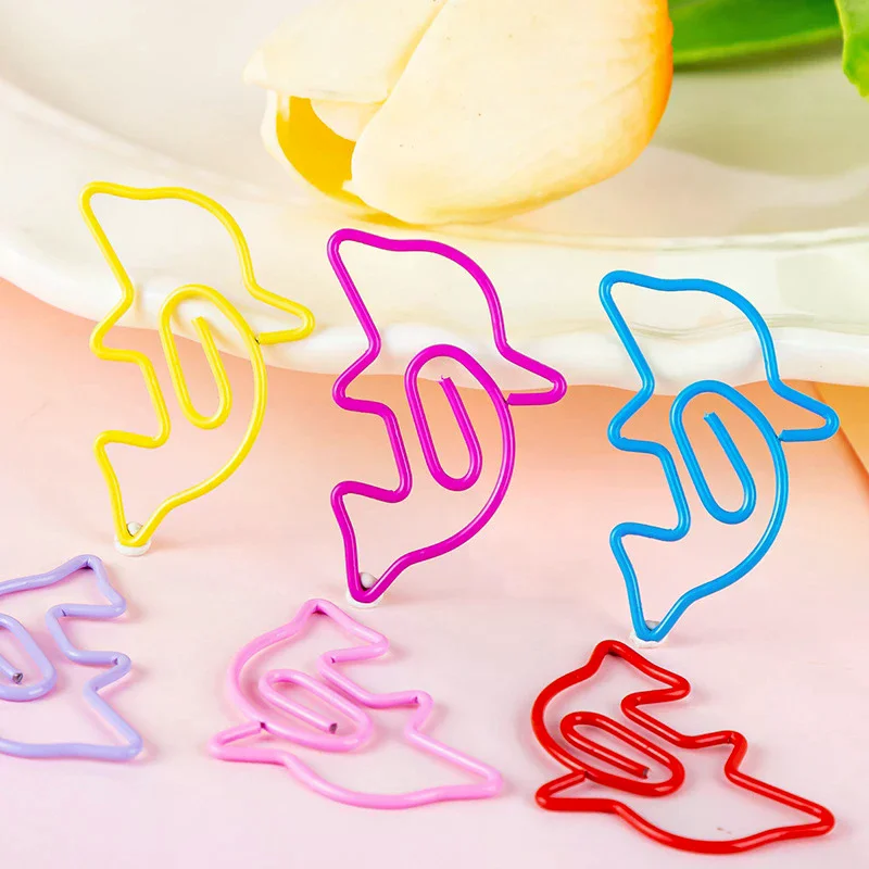 10/100PCS Paperclips With Musical Notes Office Supplies Animal Paperclips Duck Paperclips Irregularly Shaped Colorful Paperclips