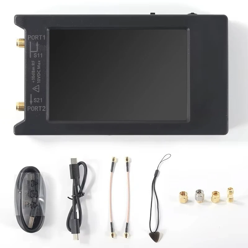 NanoVNA H4 Vector Network  For Antenna With 1 5GHz 4 Inch Touchscreen Shortwave Signal Testing Tool Hugen Version