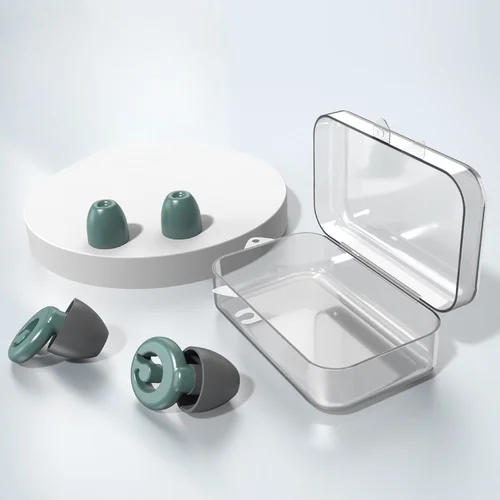 Imagen 2 del producto Tapones para los oídos para motocicleta, tapones para los oídos de silicona con reducción de ruido, tapones para los oídos con cancelación de ruido para conciertos, protección auditiva, tapones para los oídos para buceo