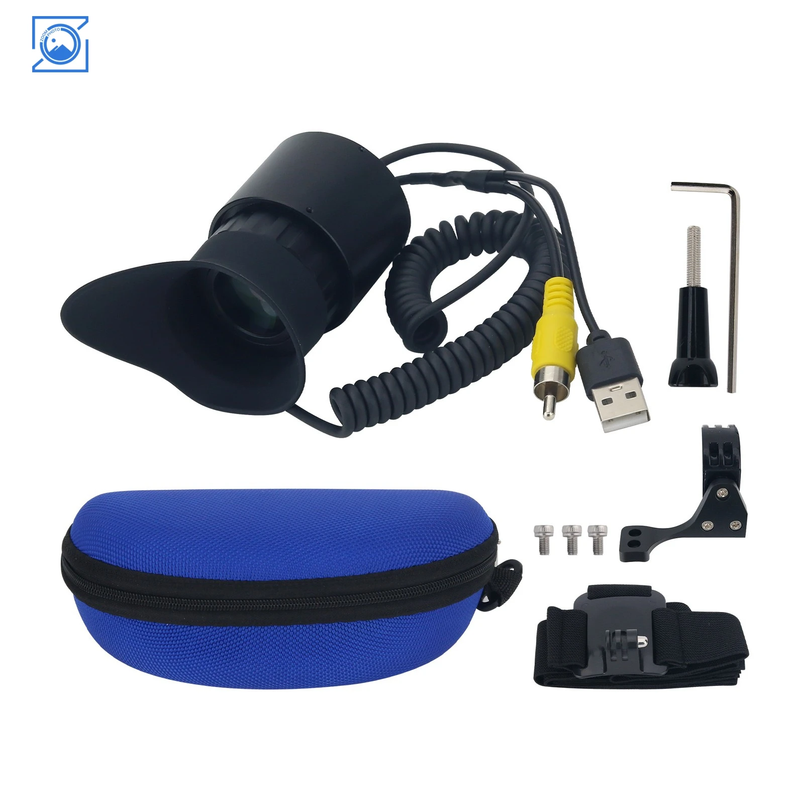 

V770 PRO-A/C NEW Wearable Head Mounted Display 1024x768 HD Display with 38mm Eyepiece for Security Monitors FPV Aircraft
