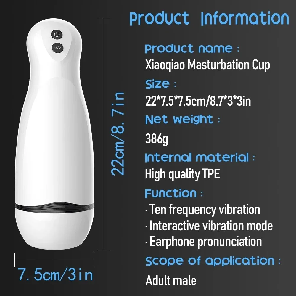 Oeny  Automatic Blowjob Cup for Men, Pocket Pussy, Real Vaginal Pussy, Penis Chev, Chewing Vibration, Adult Sex Toy