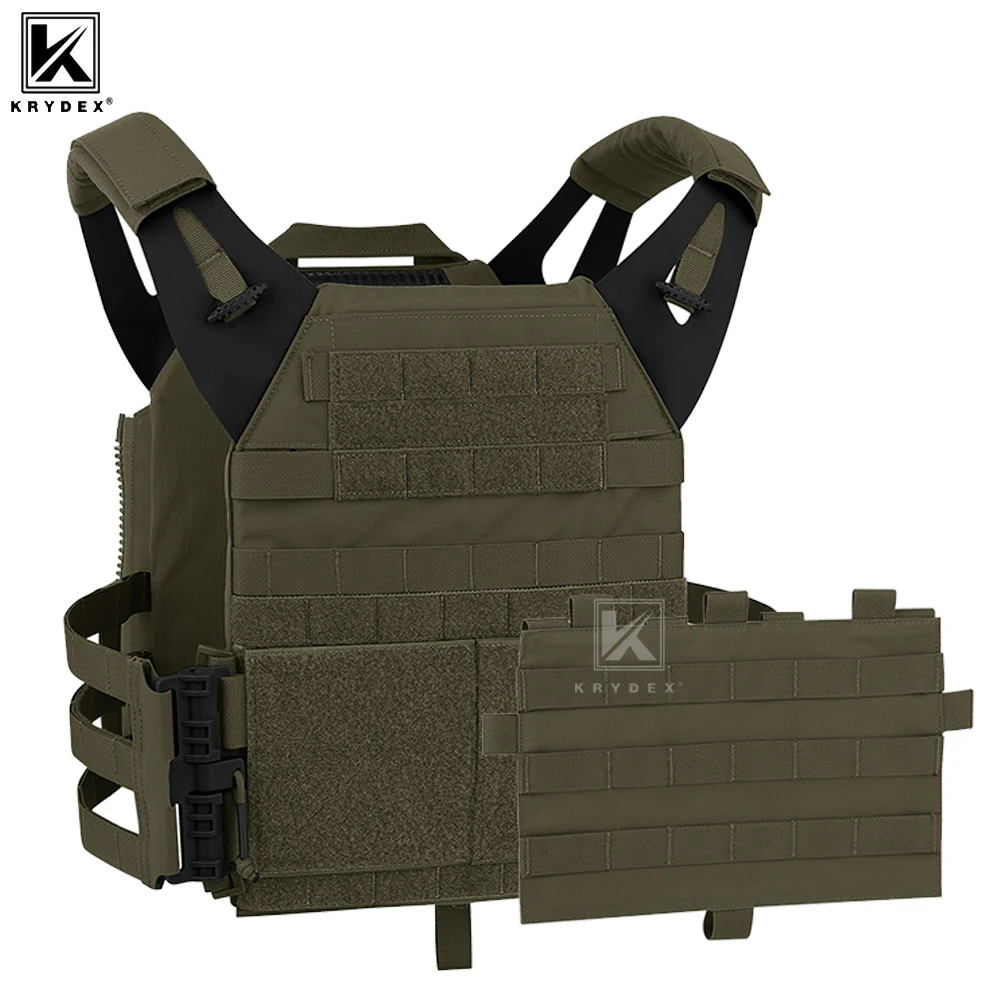 KRYDEX 500D Nylon Tactical JPC 2.0 Plate Carrier Vest With Qucik Release Buckle MOLLE Hungtin Airsoft Paintball Vest