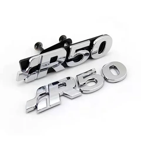 Car Trunk Emblem Chrome R50 Front Grille Logo For VW 7L9853679 8 best sales wv logo - №2