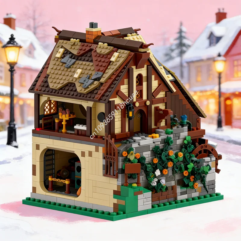 

3550 деталей MOC «Сэнди-Мен» (Сэнди-Мен из Хоббита, Властелин колец), конструктор, развивающая игрушка, подарок на Рождество, сборка своими руками, креативная идея