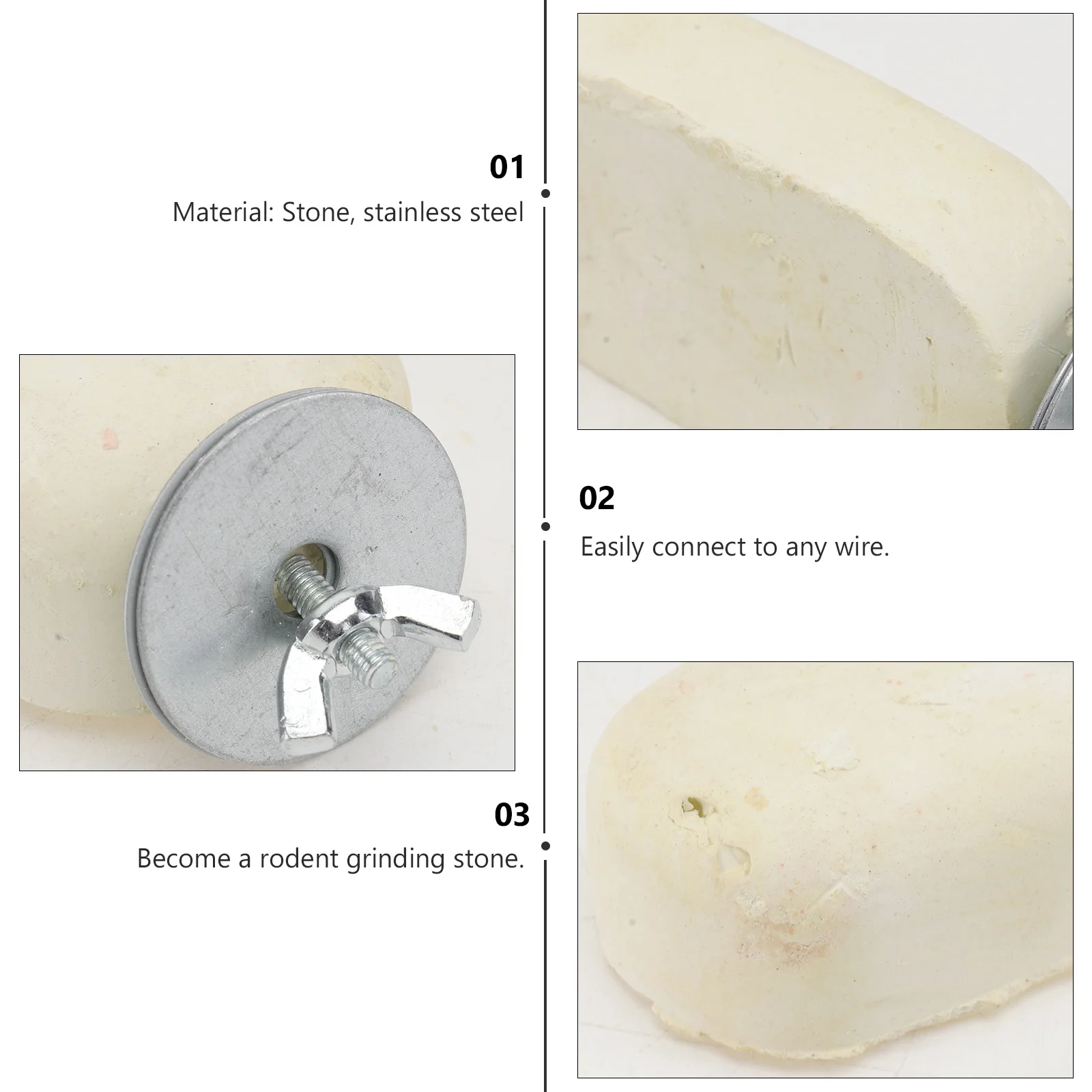 

1pc Grinding Stone Jump Board For Small Animals Calcium Chew Dental Care Hamster Rabbit Chinchilla Teeth Cleaning Pet Supplies