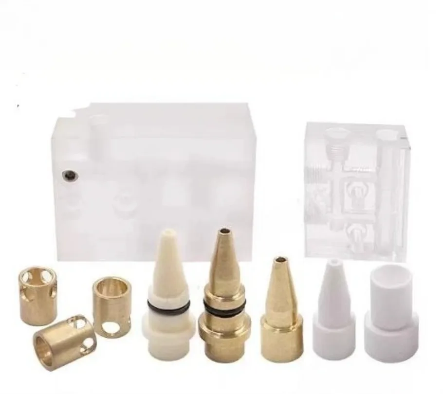 EDM Parts Ceramic/brass Aspirator Nozzle S801 S802 12*6*40mm 12*1.5*29mm for SODICK Series Wedm-LS Wire Tangent