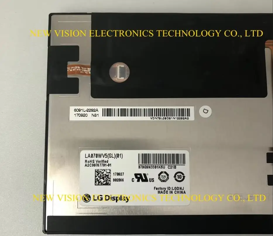 LA070WV5(SL)(01) LA070WV5-SL01 Brand New Original 7 inch LCD Display Screen Mercedes-Benz W246 Central Control Display for LG