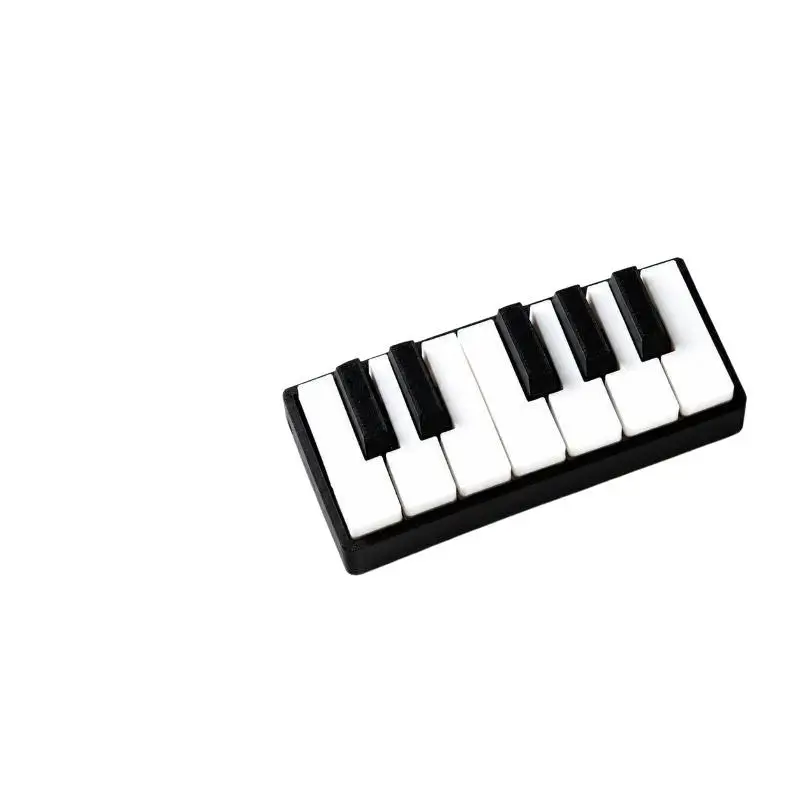 Press-Type 3D Printed Piano Keyboard Clicker Non-Toxic PLA Fidget Toy For Kids Adults Birthday Party Favor GiftsNew
