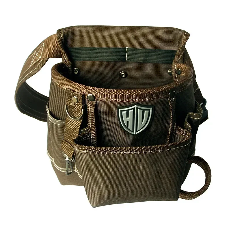 Canvas Oxford Tool Waist Belt Toolbag Professional Wear Resistant Electrician Bag Storage Hardware Tools Pouch Bag Organizer