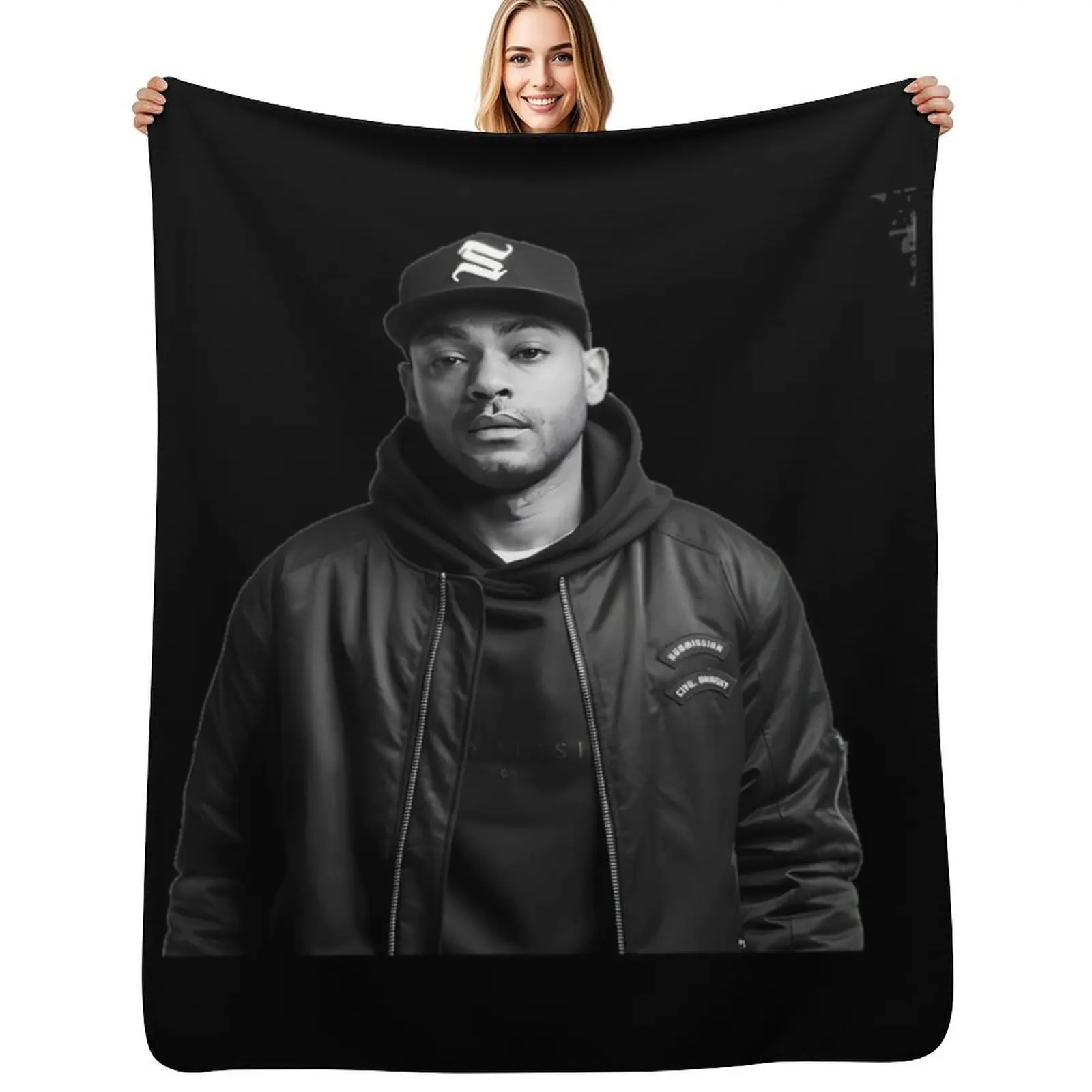 

Kane - Kano Throw Blanket Travel Size Cozy Blanket for Plane Train