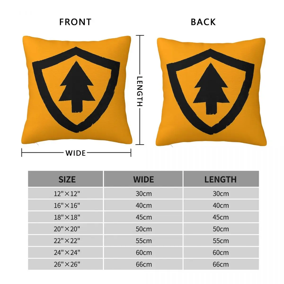 Firewatch Shield Logo Square Pillowcase Pillow Cover Polyester Cushion Decor Comfort Throw Pillow for Home Sofa