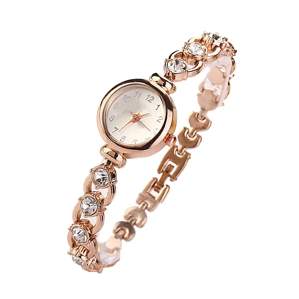 

Stylish Women Bracelet Watch Quartz Movement Silver Tone Fashionable Elegant Timepiece Ideal Gift for Christmas Valentine's Day