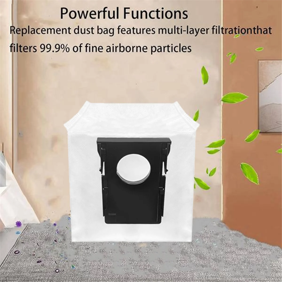 

ABXHH 8PCS Vacuum Dust Bag Fit for J20/ W20 W20pro Vacuum Cleaner Spare Parts