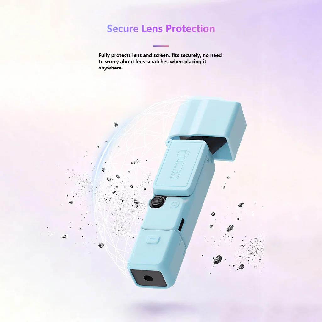 Silikon-Schutzhülle für DJI OSMO Pocket 4P 4 Gimbal-Kamera, Ganzkörperabdeckung, kratzfeste, stoßfeste Hülle – Detail 16