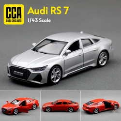 1/43 Audi RS7 Super Sport Toy Car Model For Children MSZ Diecast Metal Vehicle Miniature Pull Back Collection Gift Boy Match Box