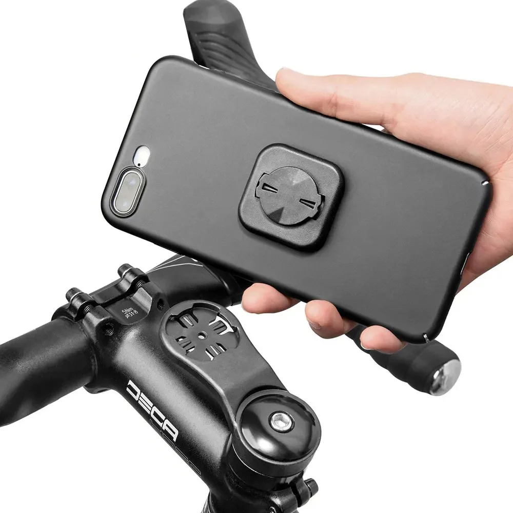 Bike Phone Holder Fixed Base Bicycle Computer Bracket Mount With 3M Adapter For GARMIN GPS Speedometer Seat Holder Cycling Parts