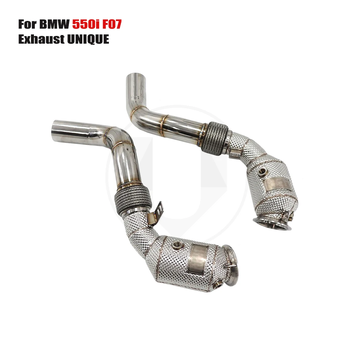 

UNIQUE For BMW 550i F07 With insulator downpipe With cat/without cat exhaust pipe