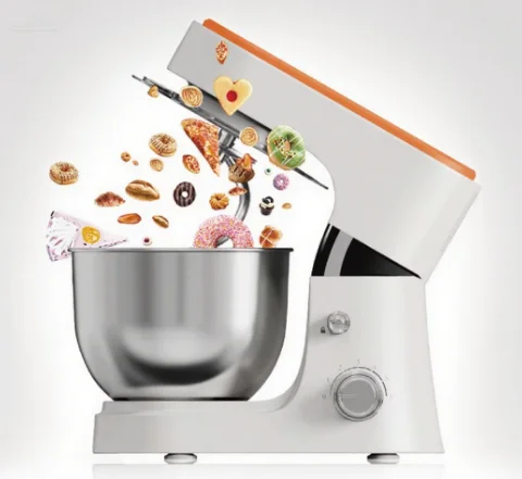 Electric European American Regulations Cross-Border Chef Machine 4L Stainless Steel Dough Mixer 3-in-1 Household Small