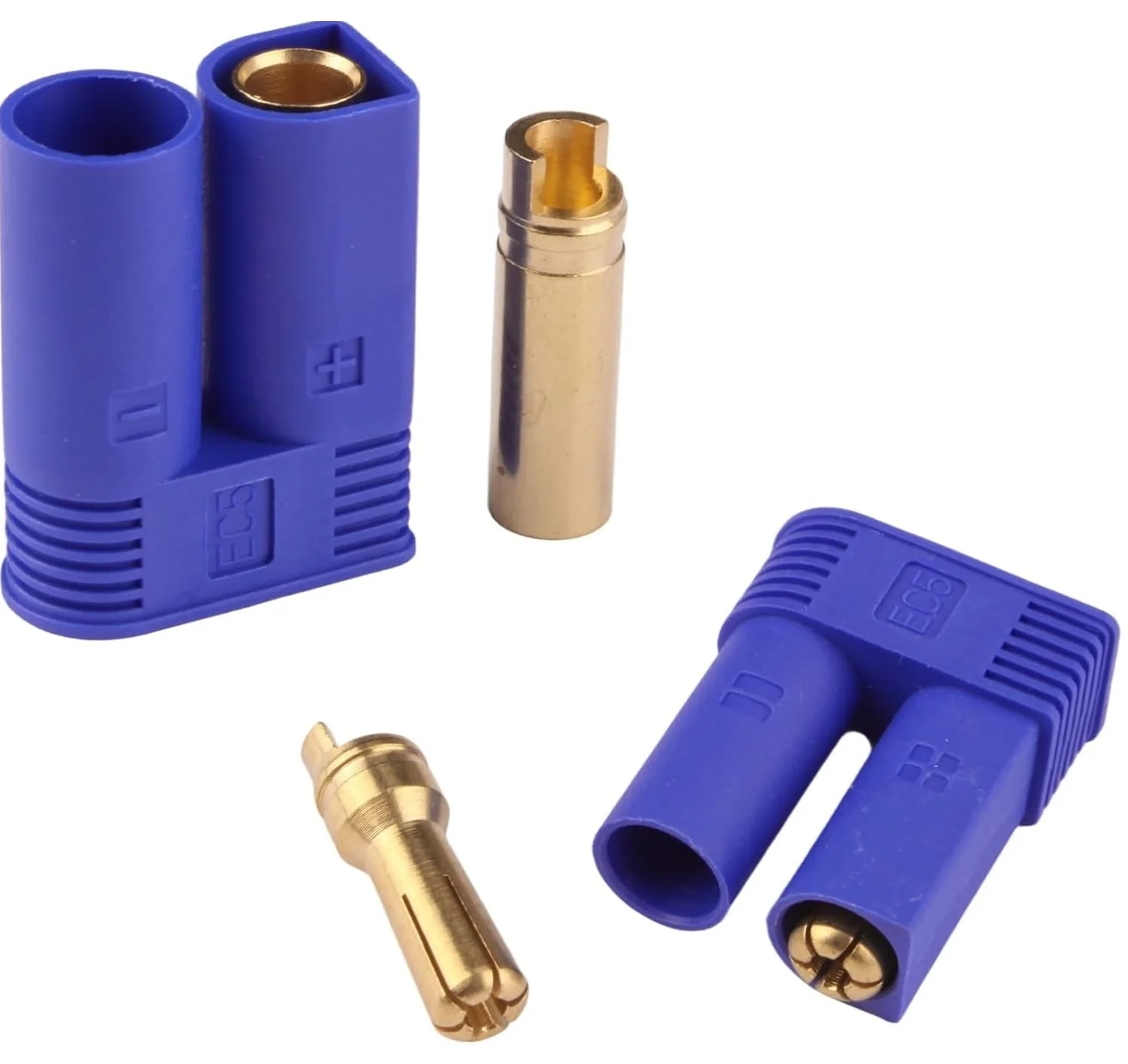 5/10 Pairs EC5 Male And Female Connector Plugs Gold Bullet Banana Plug for RC ESC Lipo Battery Electric Motor Device