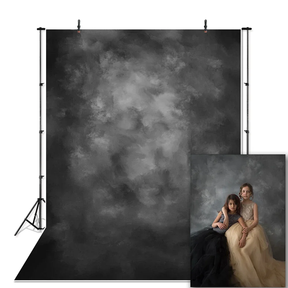 Retro Abstract Photo Background Oil Painting Flower Texture Baby Newborn Backdrops For Photography Board Decor Studio Photobooth