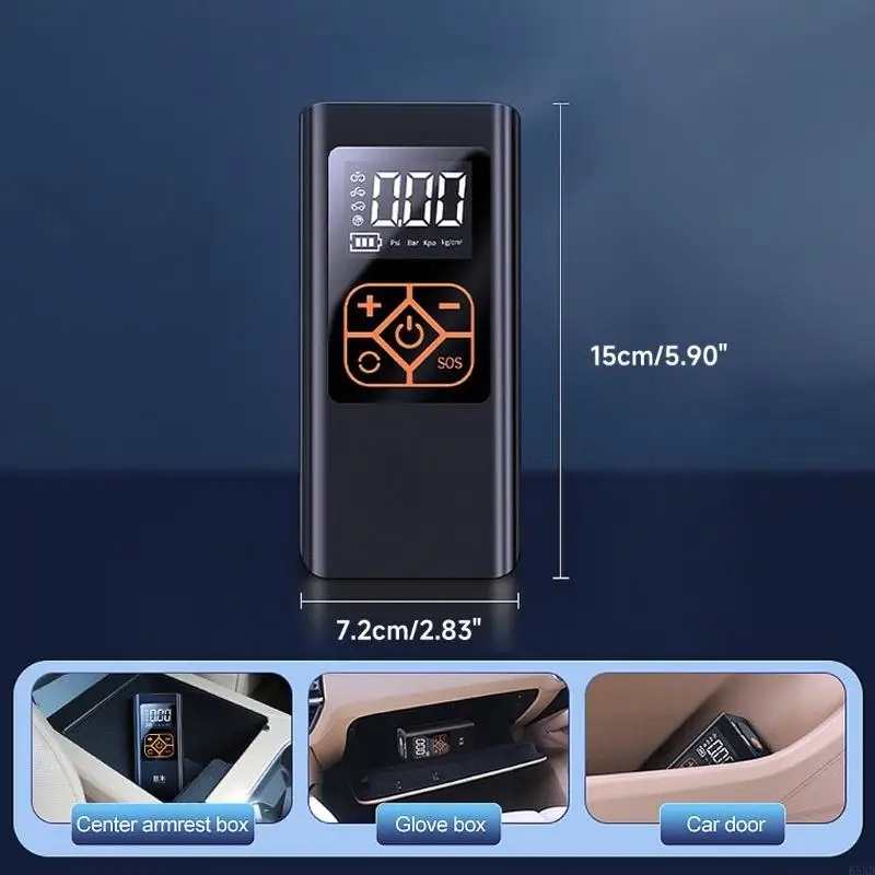 B5xD نارية نارية ضاغط الهواء اللاسلكي مضخة مضخة الإطارات مضخة الإطارات #6