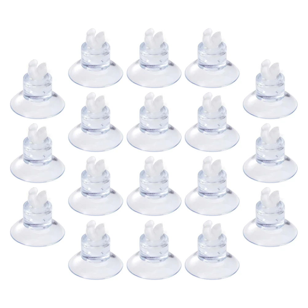 

18Pcs Aquarium Airline Tube Clips Small Size Fish Tank Suction Cups Rubber Hose Holder Accessories Fish Tank Suction Cup Clips