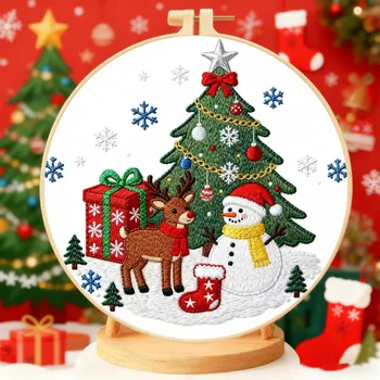 Winter Embroidery Kit 1