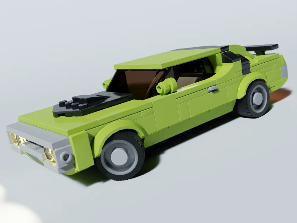 

Building block car model 321 parts City Speed Champion 1971 Classic Car Toy for Boys Christmas Gift Building Toys