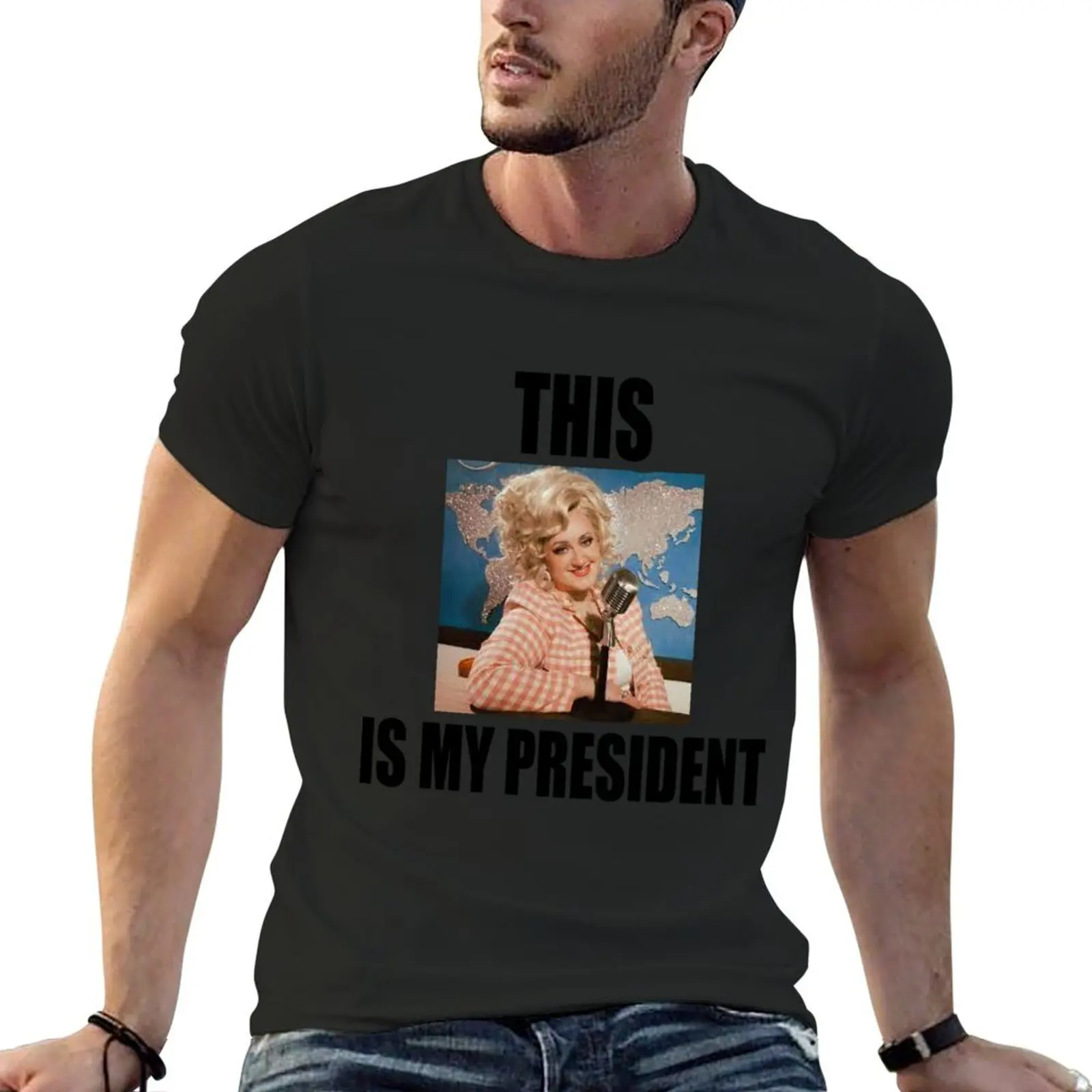 President Brittany Broski T-Shirt vintage t shirts graphic t shirt vintage customizeds Short sleeve tee men