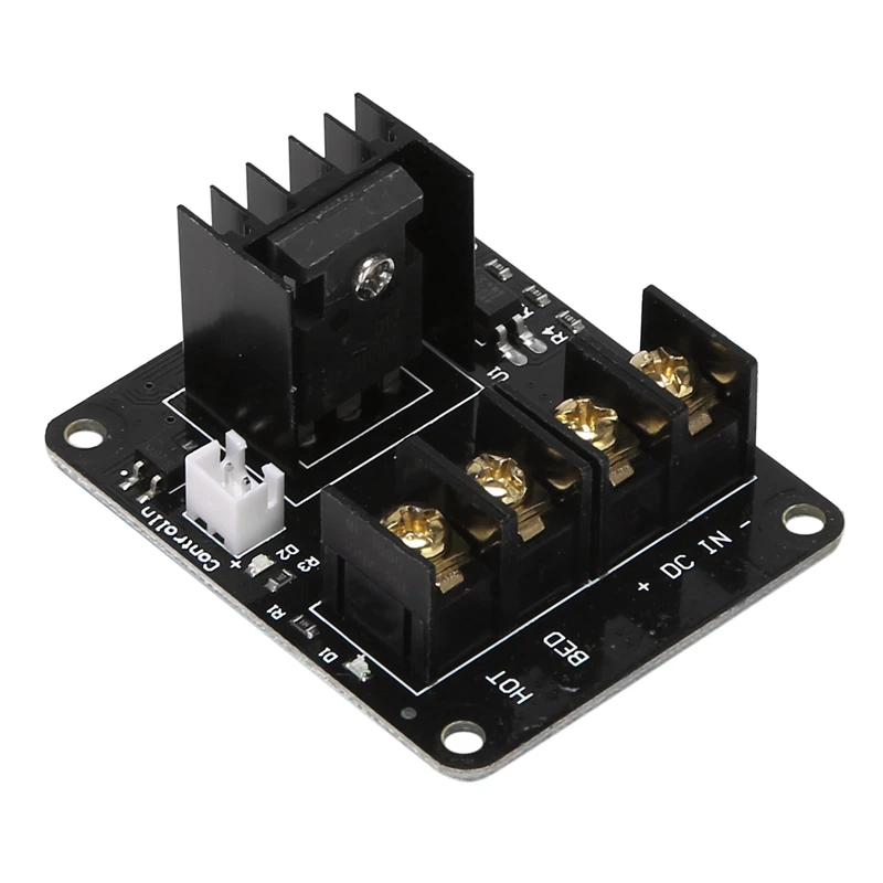 3D Printer Hotbed MOSFET Expansion Module Inc 2Pin Lead Anet A8 A6 A2 Compatible Black