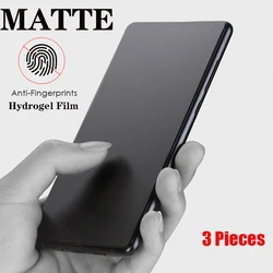 3PCS Matte Hydrogel Film For Samsung Galaxy S8 S9 S20 S21 S23 Plus Ultra 5G TPU Screen Protector For Samsung Note 8 9 10 20 Plus