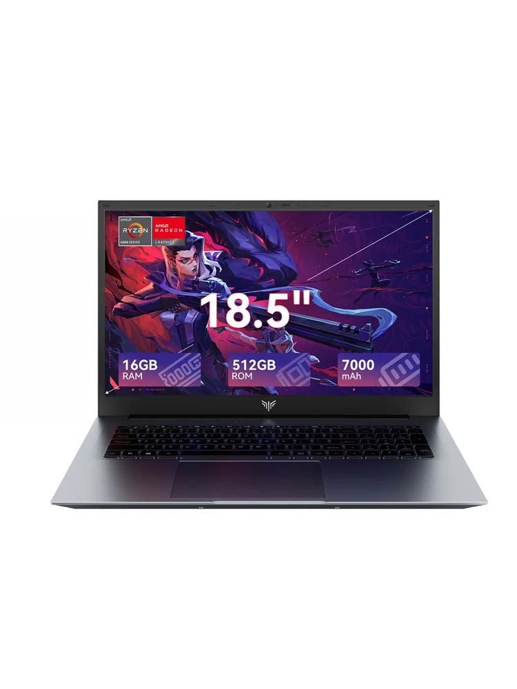ACEMAGIC AX18PRO 18,5-Zoll-Laptop mit Windows 11 PRO, 7000 mAh Akku, AMD Ryzen 3 4300U Prozessor, 16GB DDR4 RAM, 512GB SSD, Wifi5