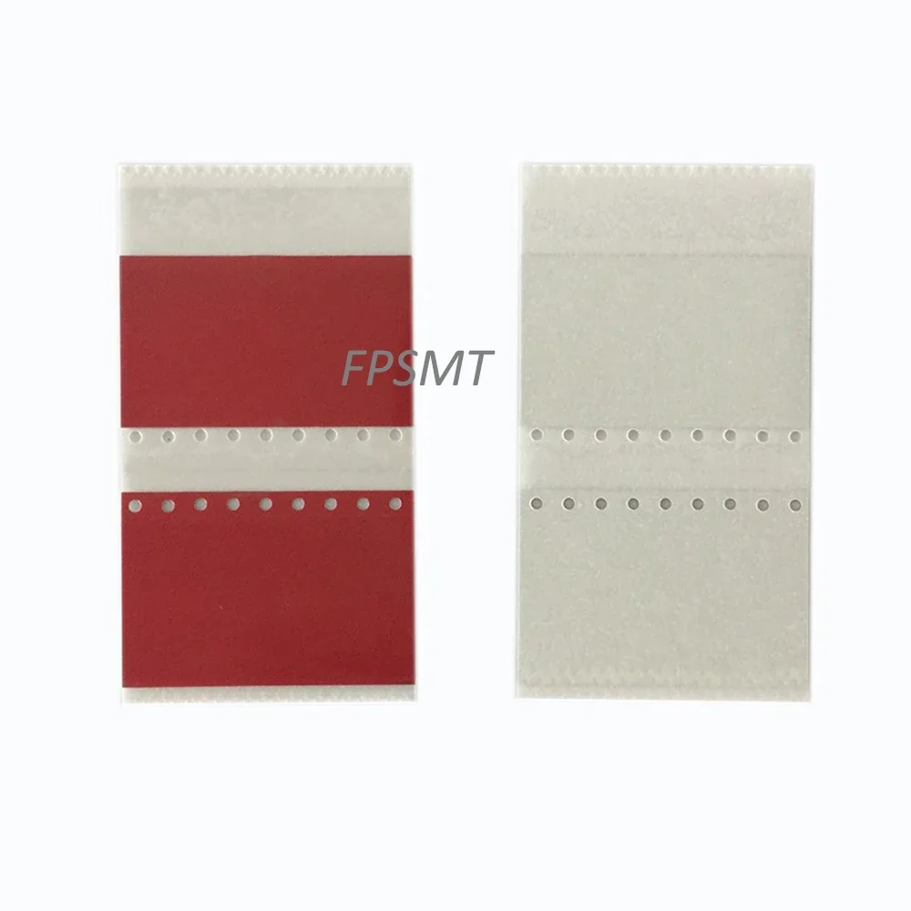 

500pcs/box SMT Connection Belt Red Metal Aluminum Mooring Conductive Belt For FUJI NXT SMT Machine Special Splice Tape