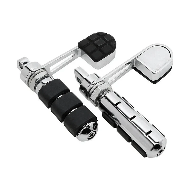 For  Softail DYNA FXDF FAT BOB FXDC FXWG Sportster XL 883 1200 48 72 Footrest Bracket Set Heel Foot Rest Pegs