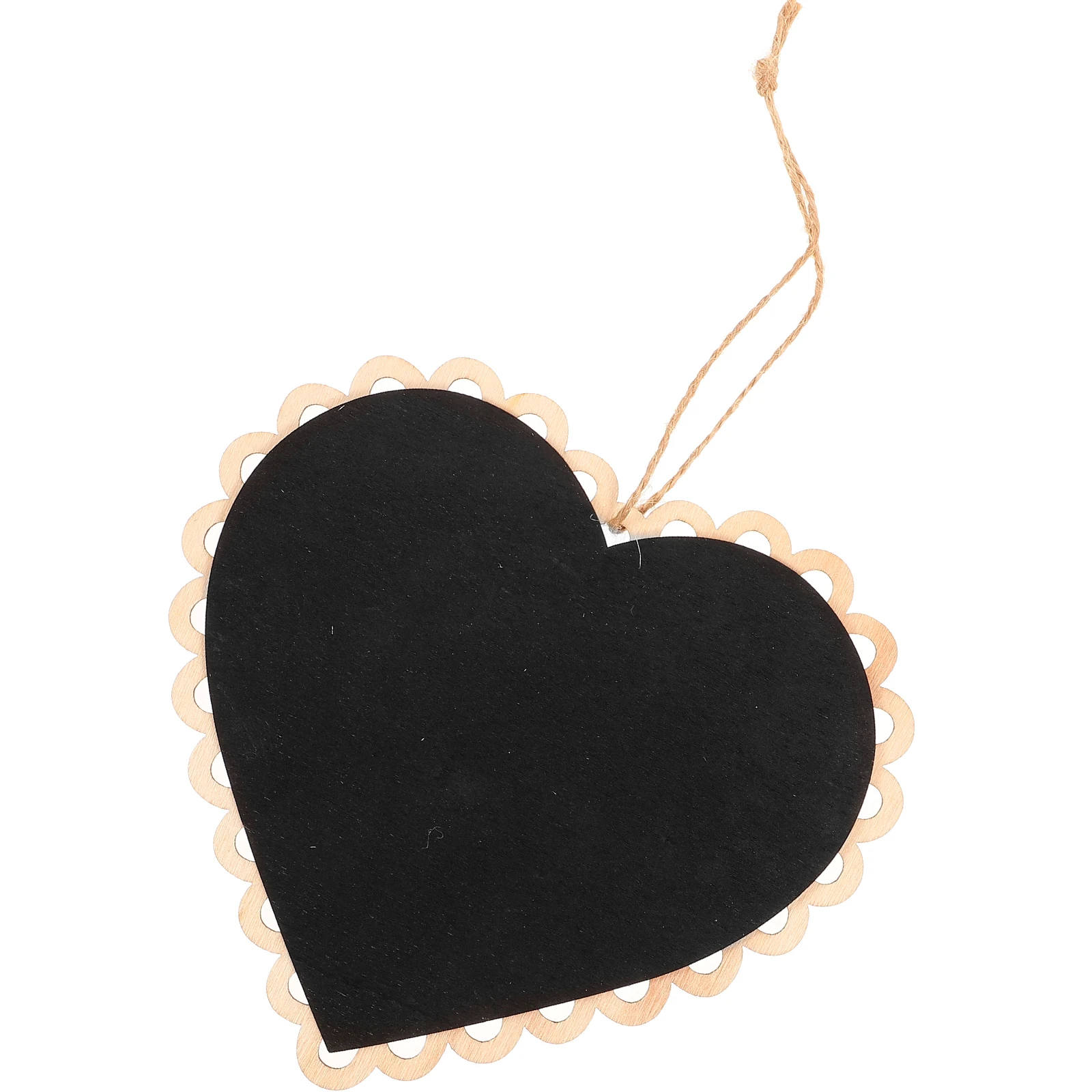 

Mini Wooden Blackboard 15x16.5cm Wall Hangable Chalkboard Message Board Decor Wooden Color Mini Blackboard Black